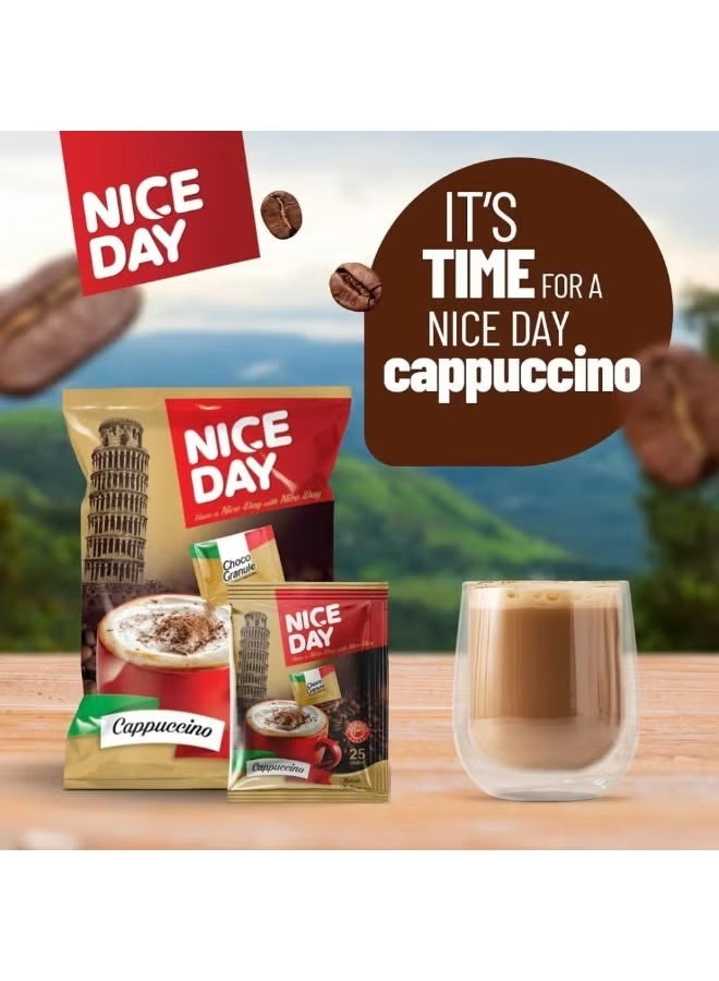 نايس داي قهوة كابتشينو فورية عالية الجودة من نايس داي، عبوة من 20 كيس - Image 2